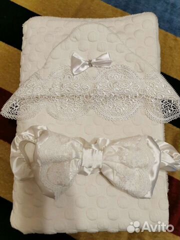 Конверт одеяло и комбинезон на выписку