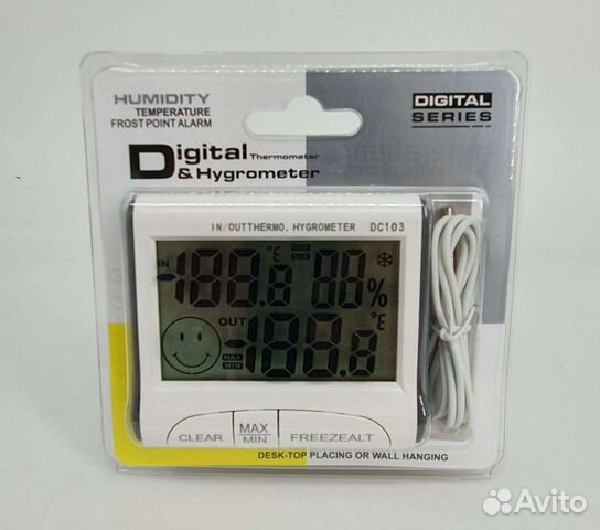 Термометр-гигрометр электронный, DC 103
