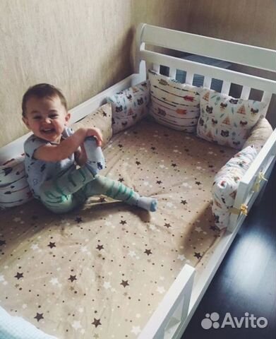 Детская кровать из массива сосны 