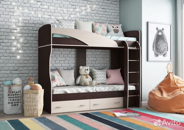 Кровать 2х ярусная Мийа