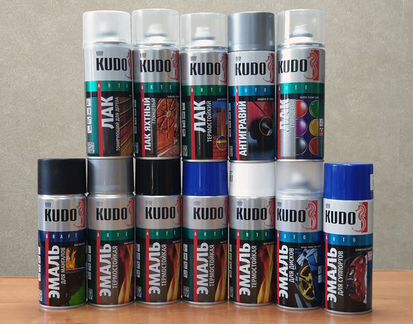 Эмаль Краска аэрозоль kudo грунт