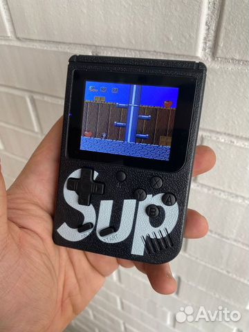 Геймбой черный, SUP 400 in 1 black (новый)
