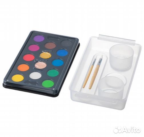 Акварельные краски икеа мола 14 цветов