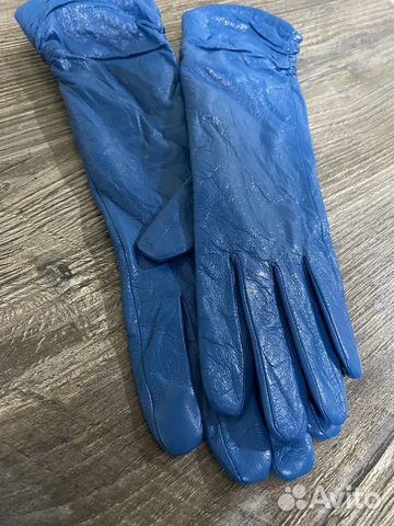 Перчатки женские кожаные новые 8,5