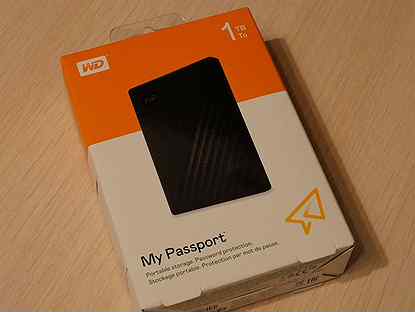 Внешний жесткий диск WD My Passport 1TB Black