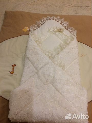 Одеяло конверт на выписку+боди