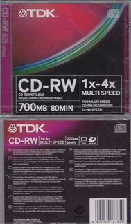 CD-RW диск TDK Verbatim