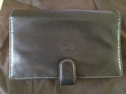 Визитка giudi, кожа, черная