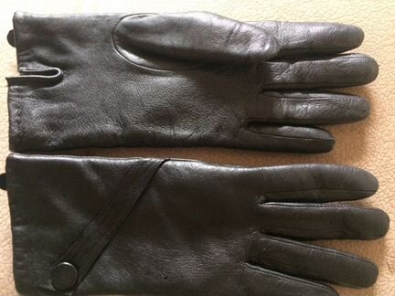 Перчатки кожаные женские