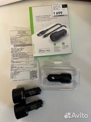 Автомобильное зарядное устройство USB Belkin