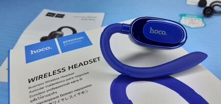 Гарнитура блютуз Hoco Premium Дизайн Blue