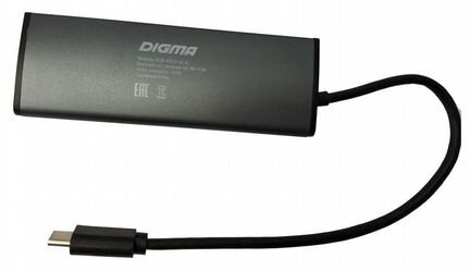 Хаб (разветвитель) Digma HUB-4U2.0-UC-DS