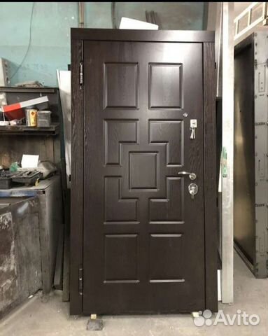 Дверь стальная порошок+мдф