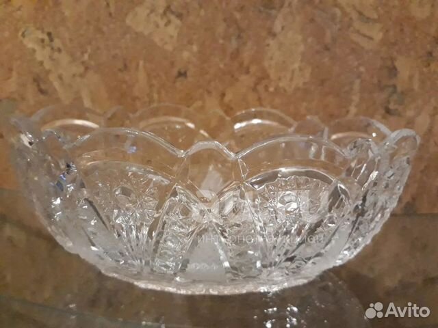 Красивый Салатник Ваза Хрусталь Новый