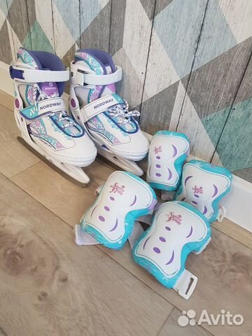 Коньки раздвижные 26-31 размер
