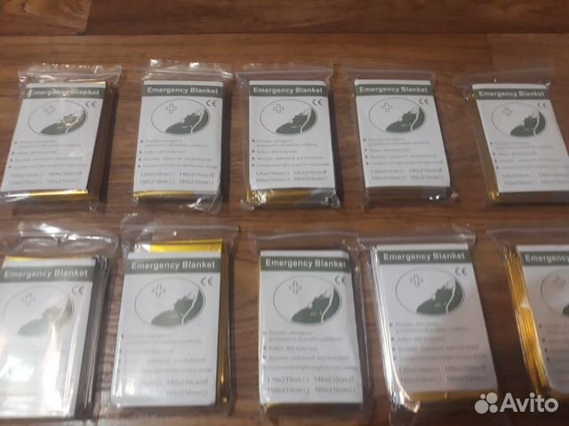 Спасательное одеяло цена за 8шт