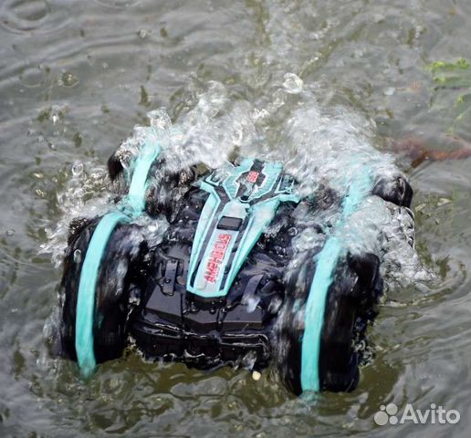 Машинка Амфибия с пультом ду + браслет