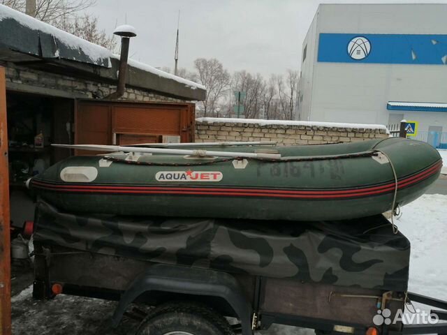 Надувная лодка аква джет 280 с мотором 2.5