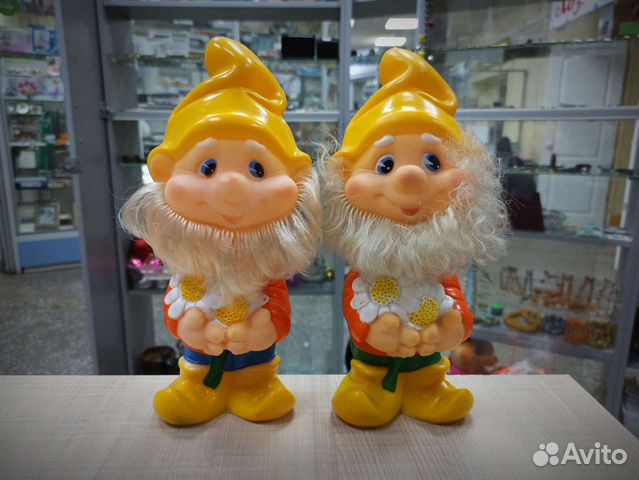 Советская Резиновая Игрушка Гном Ретро Из СССР