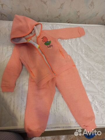 Теплый Костюм для девочки р. 98
