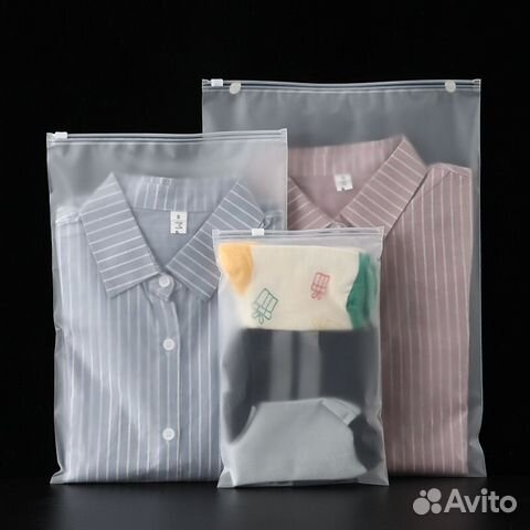 Пакет слайдер зип лок с бегунком 30*40 90 матовый