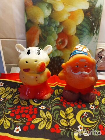 Резиновые игрушки новые производство СССР