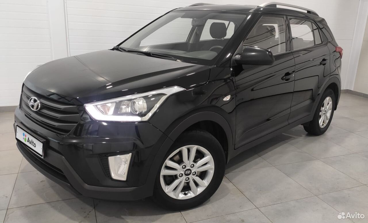 Крета 2019 двигатель. Hyundai Creta 2017 черный