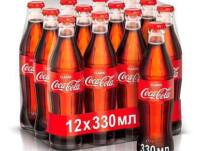 Ящик coca-cola (12 бутыло) стекло
