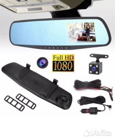 Автомобильный видеорегистратор с камерой
