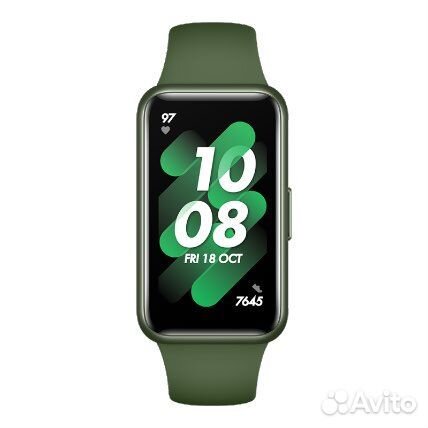 Умный браслет Huawei Band 7. черный и зелёный
