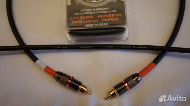 Межблочный кабель Canare 2RCA- 2RCA. 2 XLR -2XLR