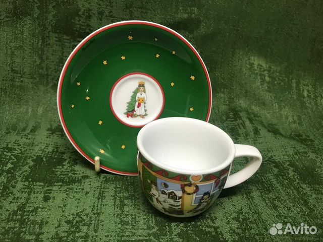 Новогодняя кофейная пара Hutschenreuther