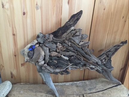 Скульптураинтерьерн Водныймир70/50см Двухсторонняя