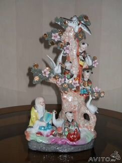Статуэтка - дерево жизни. Фарфор