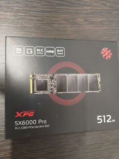 Ssd накопитель 512 Гб XPG SX6000 Pro PCIe Gen3x4 M