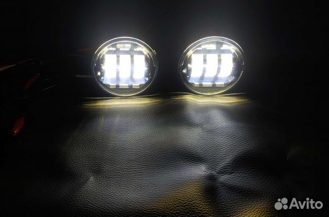 LED туманки nissan Almera G15 Note