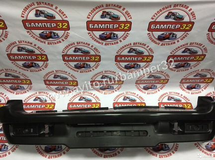 Бампер задний Нива Шевроле 2123 неокрашенный