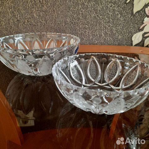 Салатник хрусталь СССР