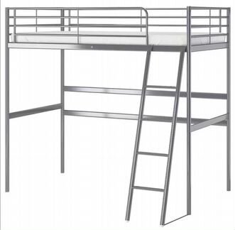 Кровать-чердак каркас svärta свэрта