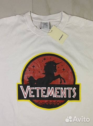 Футболка Vetements Unicorn размер М (L-XL)