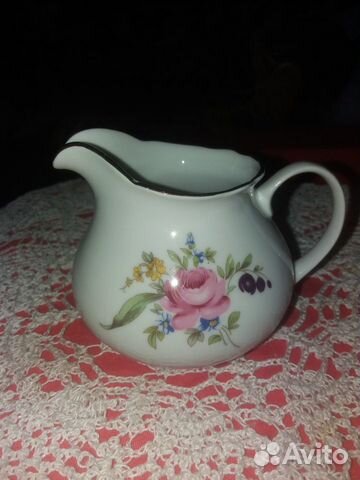 Молочник, сливочник. Чехословакия. Фарфор. Богемия