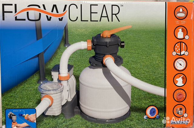 Фильтр-насос песочный для бассейнов Bestway 58499