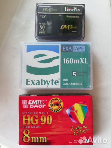 Кассеты Digital8 Video8 Hi8, Mini DV (DVM60/90)