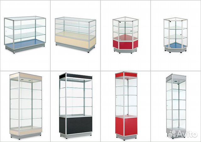 Проект Бескаркасные прилавки и витрины