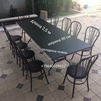 Аренда столов и стульев