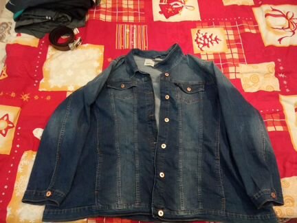 Куртка джинсовая новая немецкая xxxxl (64-66 рр)
