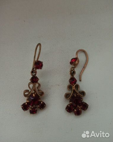 Серьги Чехия