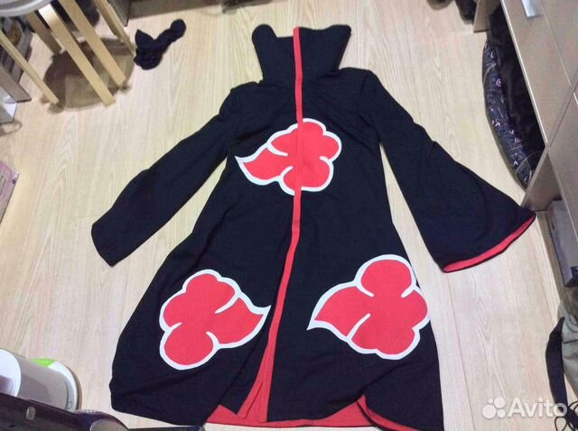 Плащ/Халат Акацуки «Наруто» для косплея