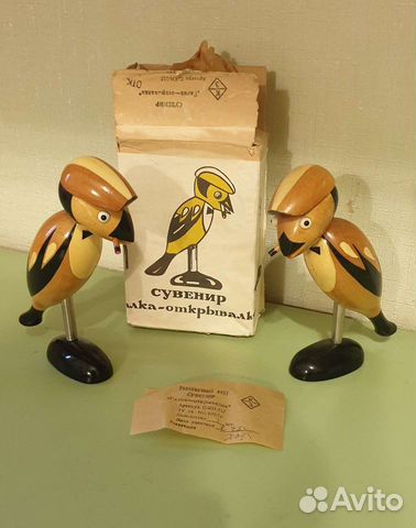 Галка-открывалка, солонки и ложки С