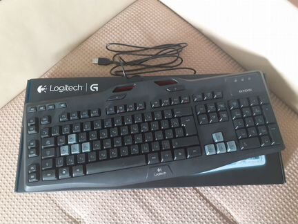 Игровая клавиатура Logitech G105 USB с подсветкой